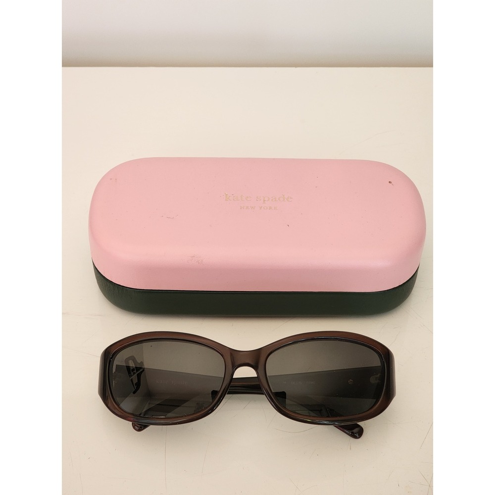 Kate Spade New York Dee/S Sunglasses Brown Tortoise Leopard Print Oval 01WG - Picture 3 of 9